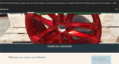 Desktop Screenshot of goetz-pulverbeschichtung.de